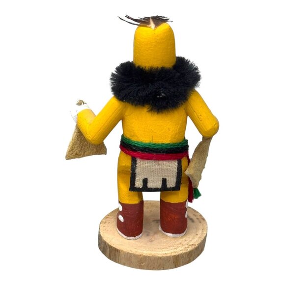 Authentic Hopi Sandbag Kachina Doll Collectible Native Art Signed AL Vintage - Picture 2 of 6